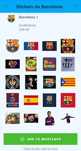 Barcelona stickers