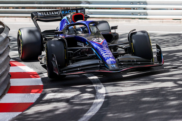 Alex Albon of Great Britain and Williams during qualifying ahead of the F1 Grand Prix of Monaco at Circuit de Monaco on May 28, 2022 in Monte-Carlo