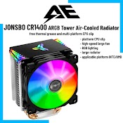 Quạt Tản Nhiệt Không Làm Mát Jonsbo Cr1400 Argb Tốc Độ Cao / Đèn Rgb Kèm Đế Tản Nhiệt / Amd