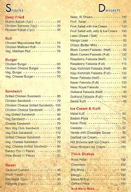 Naaz Hotel menu 2