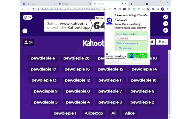 Kahoot!’er - Remove Illegitimate Players Preview image 6