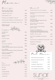 Cafe Sunar menu 1