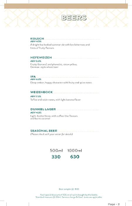 Biergarten menu 1