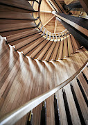 The architects consider the staircase to be one of their major achievements in the design of the tree house.