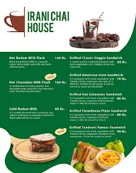 Irani Chai House menu 1