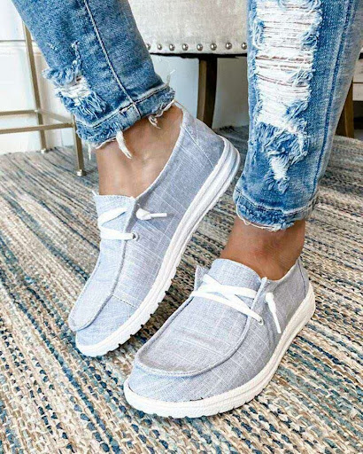 Title 7, Super Light Casual Canvas Shoes for Women, avai...