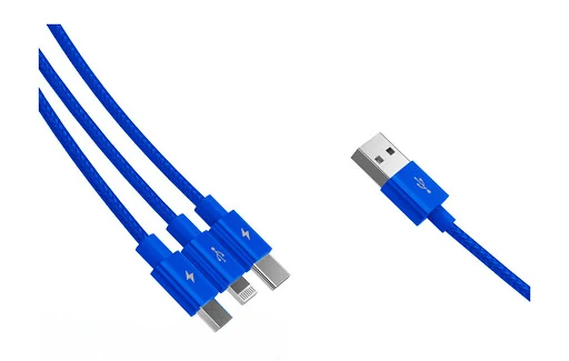 Orico 3 trong 1 Lightning Type C Micro B USB 2.0 1.2m (UTS-12BL)_2