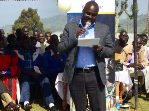 Elgeyo Marakwet Senatior-elect William Kisang