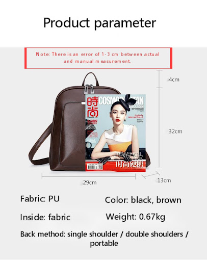 Title 6, Multifunctional fashion oil wax leather backpac...