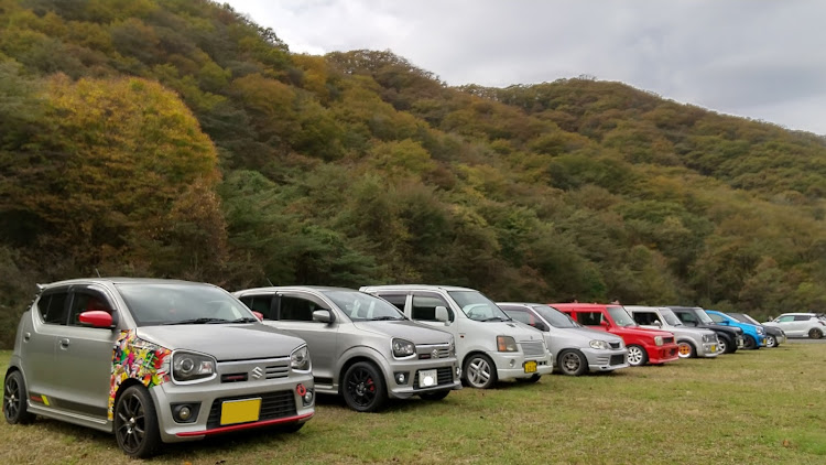 アルトワークスのオフ会・榛名湖＆榛名富士・伊香保温泉まんじゅう・水沢うどんに関するカスタム事例の投稿画像2枚目