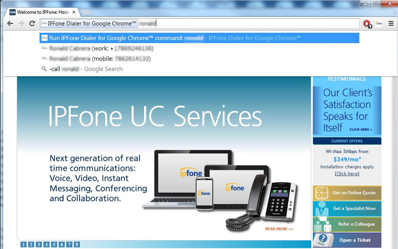 IPFone Dialer for Google Chrome™ Preview image 6