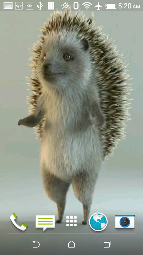 Hedgehog 3D Video LWP Screen 2