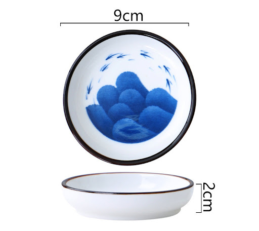 Title 2, Ceramic Small Dish for Dips and Sauces, Creativ...