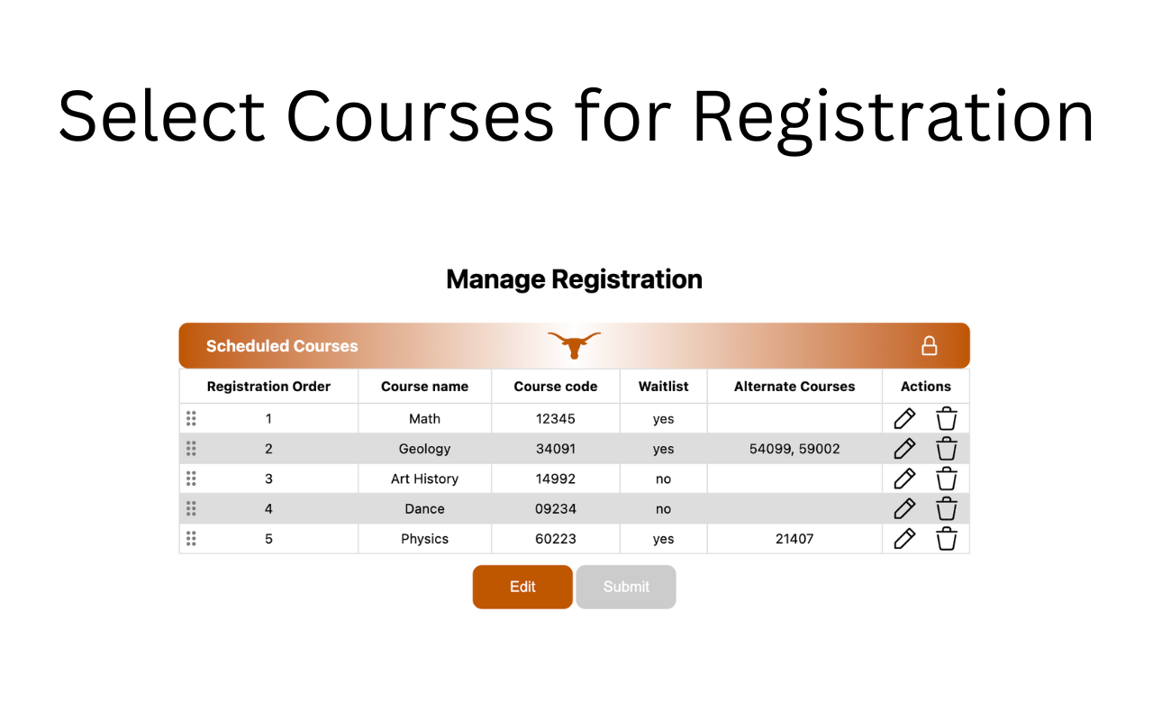 UT Course Scheduler Preview image 0