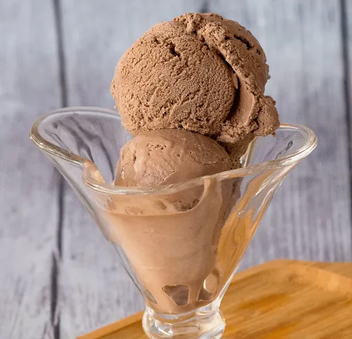 Chocolate Ice Cream Double Scoop