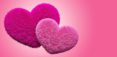 Fluffy Hearts Live Wallpaper Screenshot