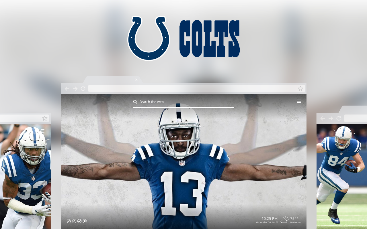 OFFICIAL NFL Indianapolis Colts HD Tab Theme Preview image 2