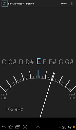 Fine Chromatic Tuner PRO screenshot 5