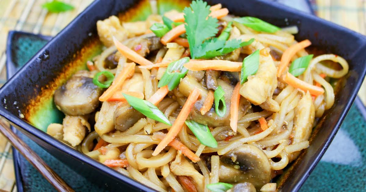 Dragon Noodles with Chicken | Just A Pinch Recipes