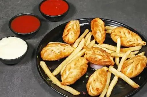 Baked Paneer Cheese Momos [5 Pieces]