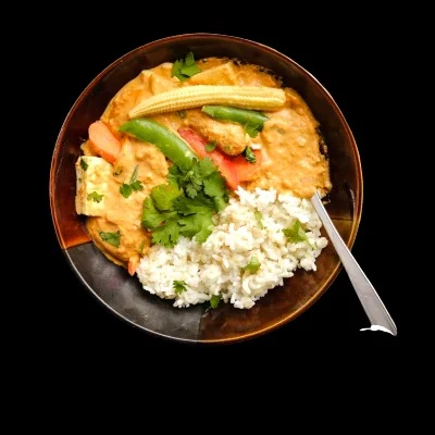 Chicken Thai Red Curry Rice