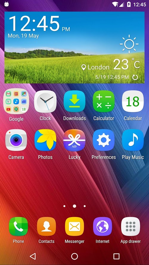 Android application S7 Galaxy Launcher Pro screenshort