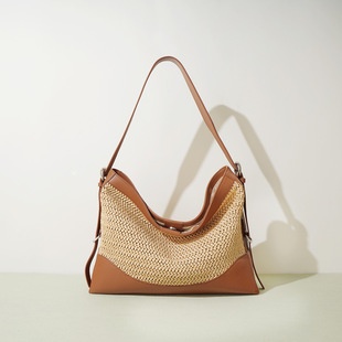 Title 20, Matte Leather Shoulder Messenger Bag, Large Cap...