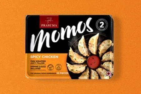 Spicy Chicken Momos - 10 Pc