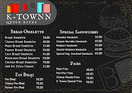 K-Townn Quick Bites menu 1