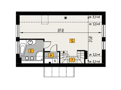 Przebojowy 2 - A111+AR2 - Rzut poddasza