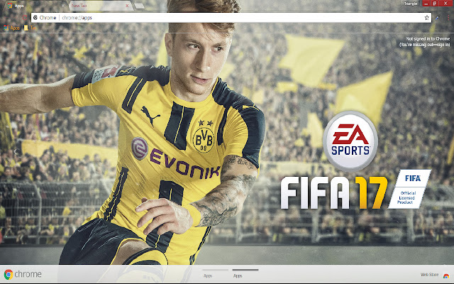 Minimal Fifa 1366*768 chrome extension