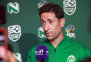 Pablo Franco Martin coach of AmaZulu  at the Nedbank Cup quarterfinal draw at SuperSport Studio in Randburg, Johannesburg. 