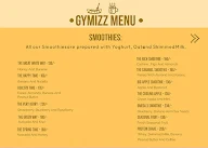 Gymizz menu 2