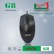 Mouse Chuột Có Dây Vision G8 Usb Chính Hãng Bảo Hành 12 Tháng