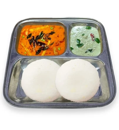 Idli Chutney Sambhar