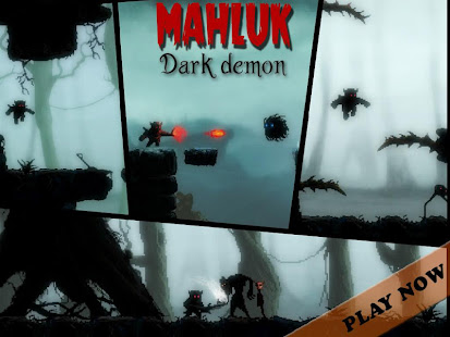 Mahluk: Dark demon - Retro horror platformer banner