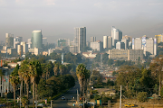 A general view shows the cityscape of Ethiopia's capital Addis Ababa. Africa's second most populous country is headed for default after it said last week it could not pay a $33m (R604.55m) coupon on its $1bn (R18.32bn) eurobond due on December 11, which has a 14-day grace period. File photo.