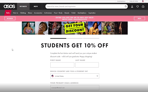 Student Discount Finder