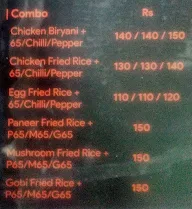 The Chetti's Biryani menu 2