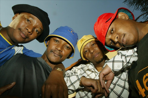 Kwaito Music group Trompies Picture: Sydney Seshibedi.