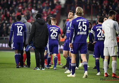 Aucun joueur d'Anderlecht en zone mixte après le match