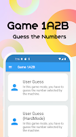 1A2B (a game like Mastermind) Screenshot