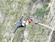 Eastern Cape premier Lubabalo Oscar Mabuyane jumped off the highest bungee-jumping bridge in the world, the Bloukrans in Tsitsikamma. 