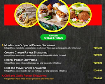 Murdeshwars menu 