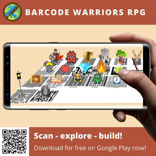 Barcode warriors Real world RPG  gamebooks