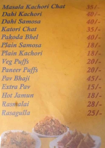 Krishna Bakery And Sweets menu 