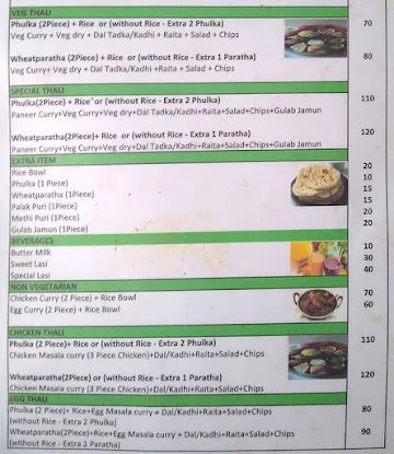 Ghar Ke Phulke menu 