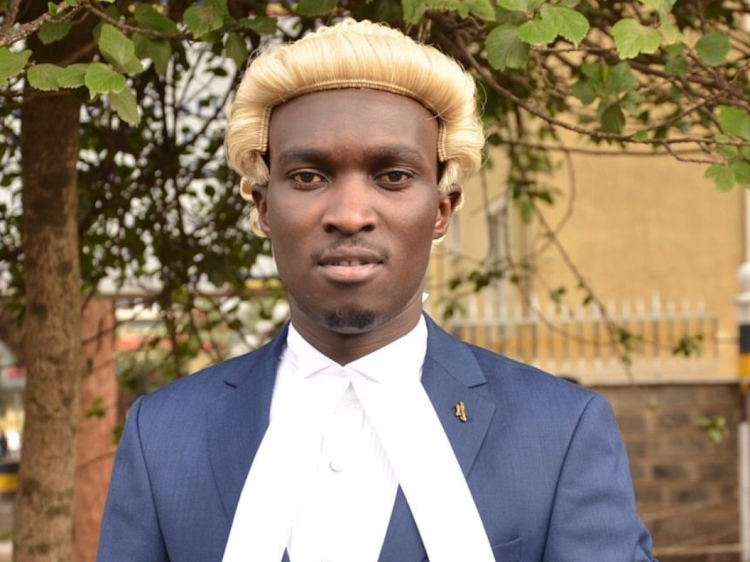 Lawyer Yashim Butembe who filed the suit on behalf of Stephen Ndichu