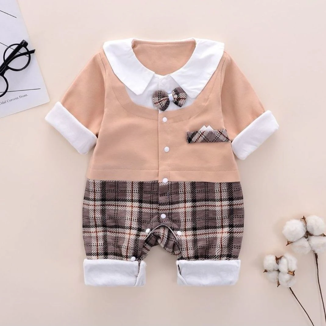 Title 11, Baby Jumpsuit Frühling und Herbst doppellagig O...
