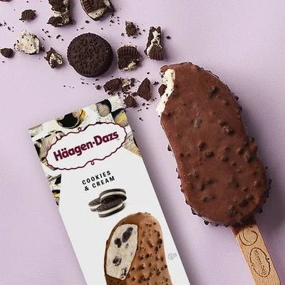 Cookie Cream Ice Cream (Stick)